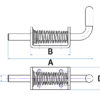 MP81310B Spring Bolt 150mm x 12mm - Image 5