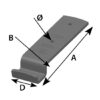 MP81405B 142mm x 21mm Overcentre Latch - Image 2