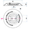MP81409B Round Surface Mount Lashing Ring Metal Surround - Image 2