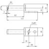 MP8158 16mm Dia. Bolt On Hinge / Gudgeon Pin - Image 4