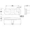 MP8162B 12/24V LED Clear Front Marker With Integrated Superseal - Image 2