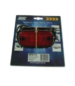 MP8173 Perei 12/24V Red LED Rear Marker Lamp Display Packed