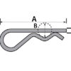 MP83403 10 x 3mm R-Clips - Image 3