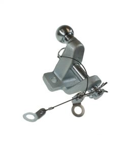 MP84 50mm Ball & Pin Hitch Silver