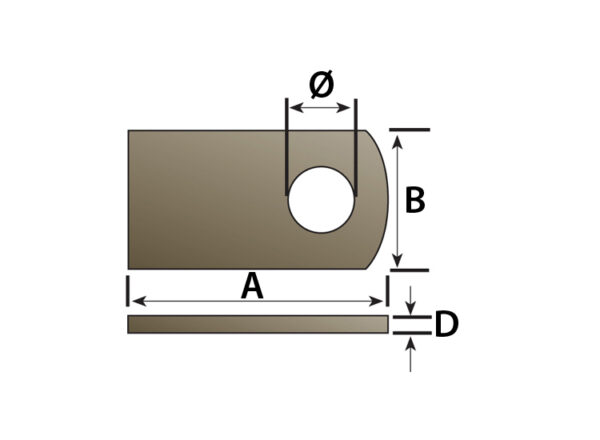 MP840B 92 x 50 x 22mm Drop Catch Plate - Image 2