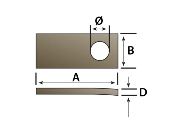 MP841B 73 x 28 x 16mm Drop Catch Plate - Image 2