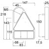 MP8605BR 10-30V LED Right Hand Triangle Combination Lamp - Image 2