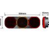 MP8622B Britax 12V Squircular Bulb Combination Lamp (L13.01.12V) - Image 2