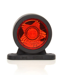 MP8715B WAS 10-30V LED White/Red Outline Marker Lamp