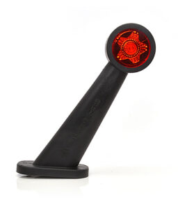 MP8718BL WAS 10-30V LED 45° Red/White LH Outline Marker Lamp