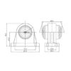 MP8761BS WAS 12/24V Red/White Low Outline Marker Lamp + SuperSeal Socket - Image 3
