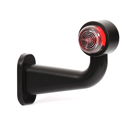 MP8763B WAS 12/24V Red/White Long 90° Stalk Marker Lamp