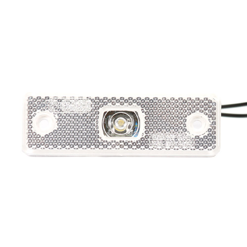 MP8776B WAS 12-24V Front Clear LED Marker Lamp