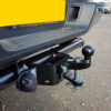 MP87 50mm Ball & Pin Hitch Black