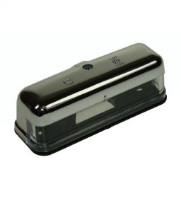 MP883B Britax Chromed Plastic Number Plate Lamp K237