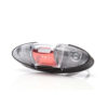 WAS 10/30V LED Red/White Outline Marker Lamp