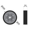 MP97216 Spare Wheel for MP9721 & MP9724 Jockey Wheels - Image 2