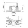 MP97455 48mm Serrated Clamp - Image 2