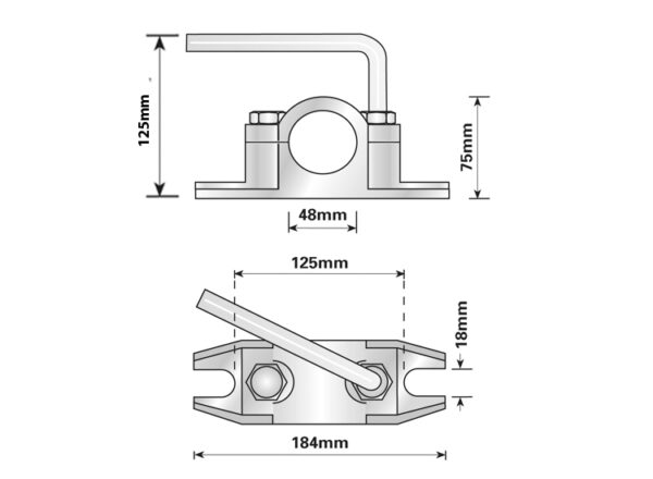 MP97455 48mm Serrated Clamp - Image 2