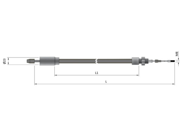 alko brake cable drawing