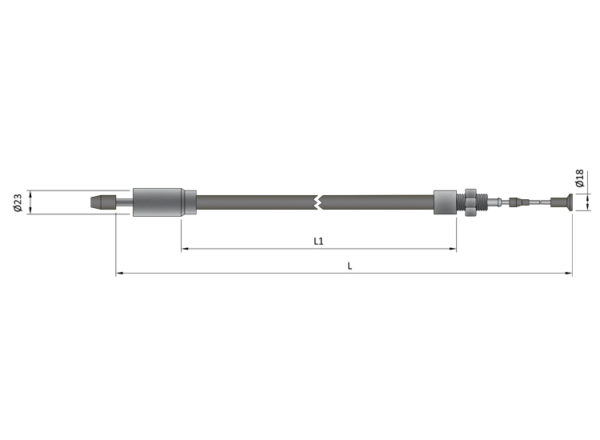 alko quick connect brake cable drawing