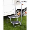 MP5386 Steel Double Caravan Step With Handrail