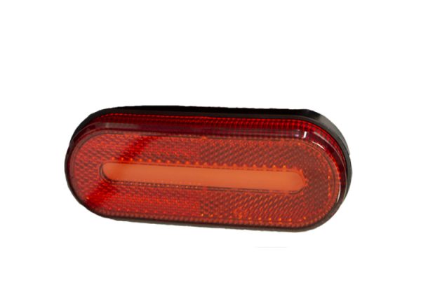 1683b led red front marker lamp