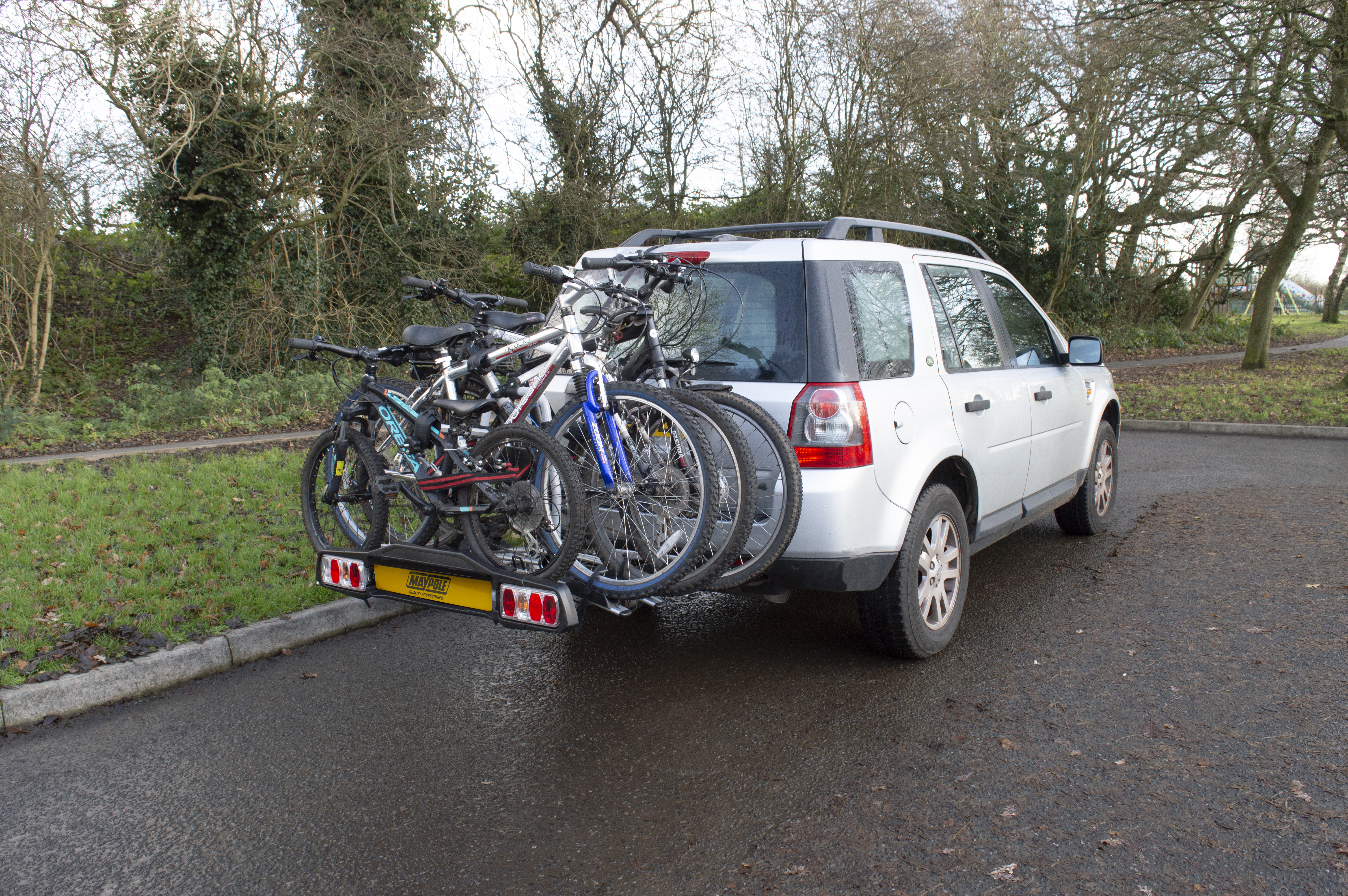 Towball mounted bike rack sale