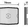 MP167B Jokon PL115 12/24V Clear Front Bulb Marker Lamp - Image 2