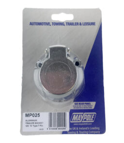 MP25 12N Type 7 Pin Aluminium Socket Display Packed