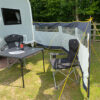 MP9524 3 Panel Steel Poled Windbreak