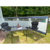 MP9524 3 Panel Steel Poled Windbreak