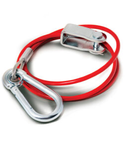 MP502B 1m x 3mm Red PVC Breakaway Cable