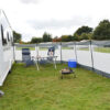 MP9538 5 Panel Steel Poled Windbreak