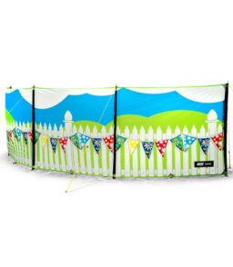 MP9557 'Summer Days' Poled 3 Panel Windbreak