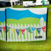 MP9557 'Summer Days' Poled 3 Panel Windbreak