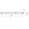 MP8841B WAS 10/30V LED Slim Line Combination Lamp Reverse & Fog - Image 2