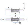 MP81308B Spring Bolt 135x12mm - Image 2
