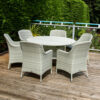 MP9602 6 Seater Round Table & Chairs Cover - Image 2
