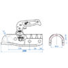 MP20315 Heavy Duty Cast Steel 60mm Coupling - Image 2