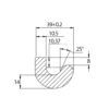 MP81311B Weld On Hook for MP81306B Clamp - Image 2