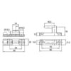 MP8152B Bolt-On-Hinge & Pin Set