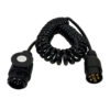 MP5889 3m 7 to 8 Pin Curly Conversion Lead - 7 Pin Plug To 8 Pin (13 Pin Type) Plug