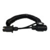 MP5889 3m 7 to 8 Pin Curly Conversion Lead - 7 Pin Plug To 8 Pin (13 Pin Type) Plug - Image 2