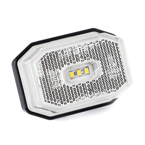 MP1460B Fristom Compact Front Clear 12/36V LED Marker Lamp