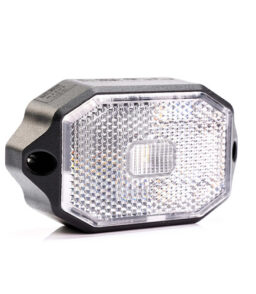 MP1690B Fristom Front Clear 12/36V LED Marker Lamp with QS075 Connector