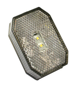 P31630907 Aspock 12/24V Front Clear Flexipoint LED Marker Lamp