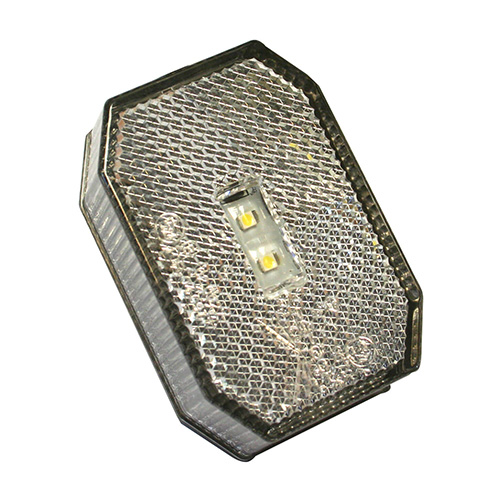 P31630907 Aspock 12/24V Front Clear Flexipoint LED Marker Lamp