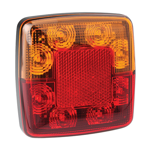 L98BAR LED Autolamps 12V Compact Square Combination Lamp