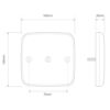 L98BAR LED Autolamps 12V Compact Square Combination Lamp
